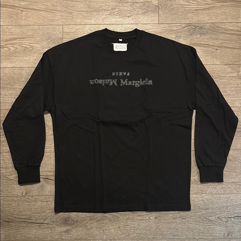 Maison Martin Margiela Black Long Sleeve Tee